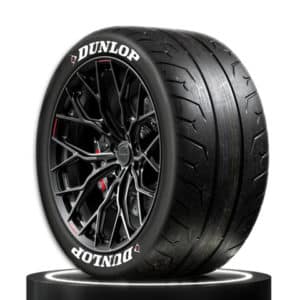 Reifenaufkleber-Dunlop-weiss-8er